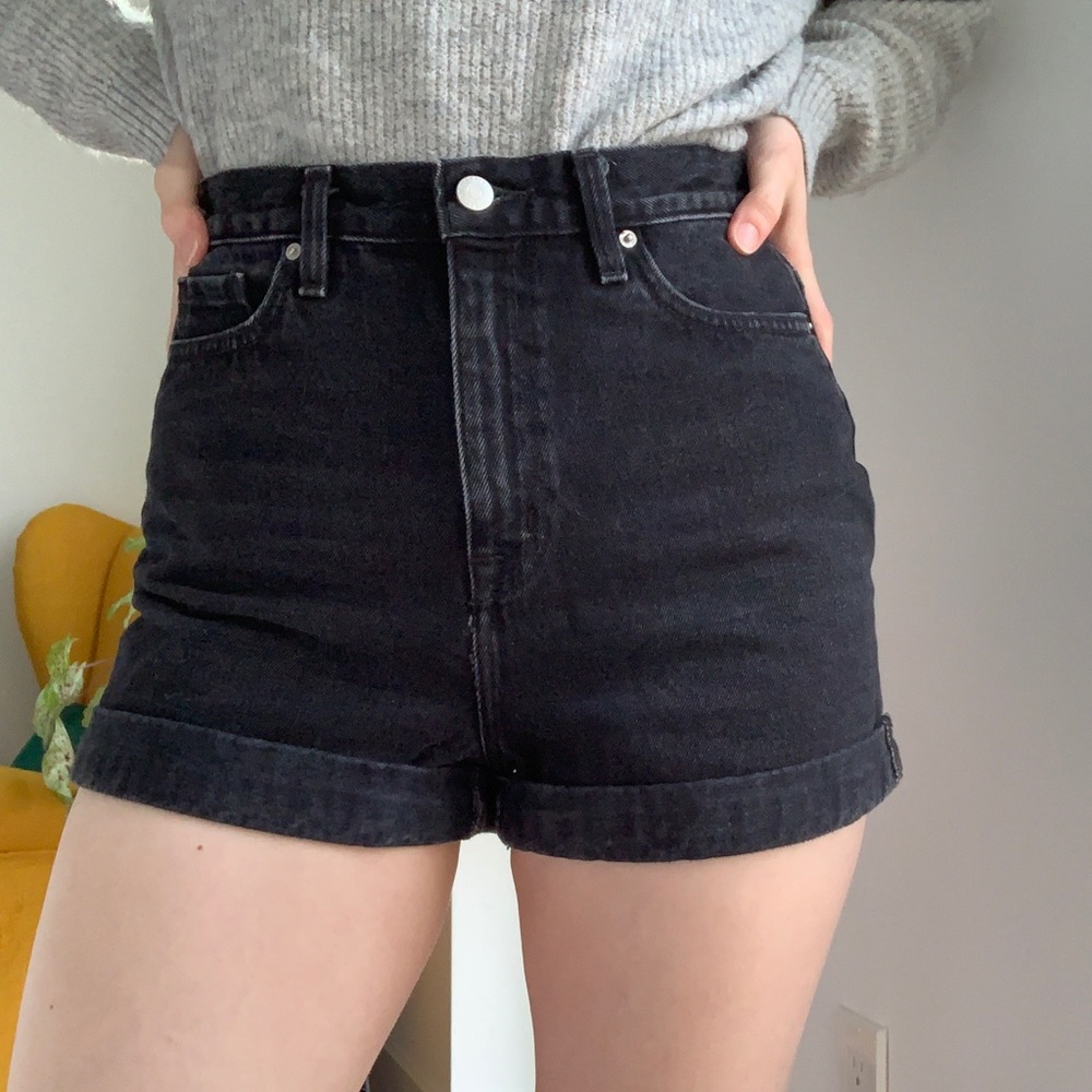 Urban Outfitters BDG Black Mom Shorts